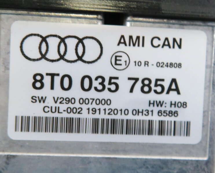 Thumbnail 5: 2011 AUDI A5 (B8 8T) MMI AMI CANBUS i-POD INTERFACE CONTROL MODULE