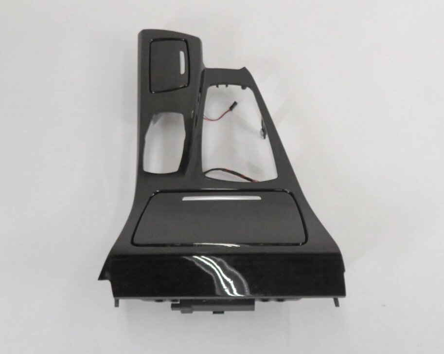Thumbnail 6: 2012 BMW 528i (F10) DASH DOOR CONSOLE (FINE ASH GRAIN) WOOD TRIM SET-7