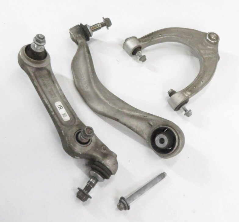 11-19 BMW 528i 535i 550i 640i 650i (F06 F10) RWD RIGHT FRONT CONTROL ARM SET (3)