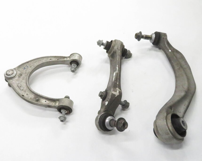 Thumbnail 4: 11-19 BMW 528i 535i 550i 640i 650i (F06 F10) RWD LEFT FRONT CONTROL ARM SET (3)