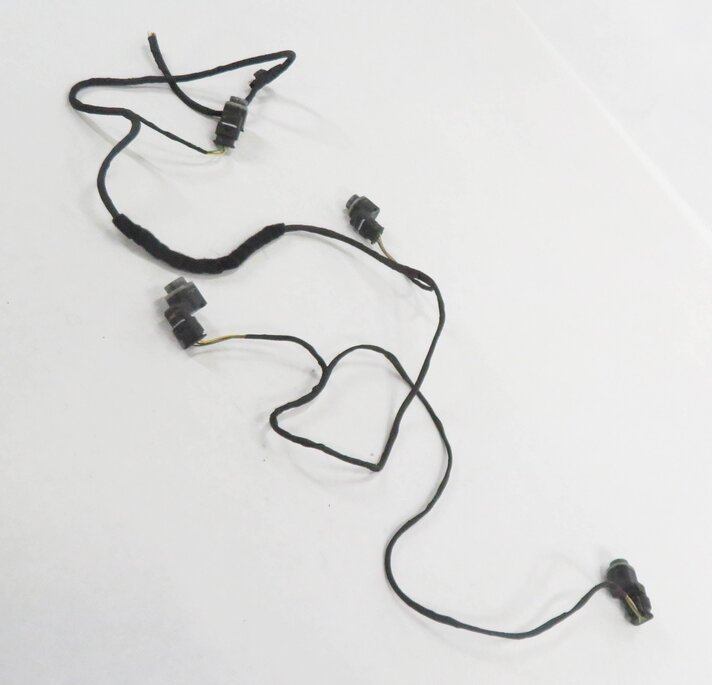 2012 BMW 528i (F10) REAR PDC PARK DISTANCE SENSOR SET-4 w/ HARNESS (GRAY)