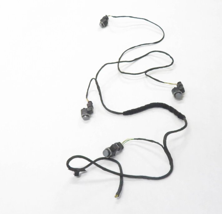 Thumbnail 4: 2012 BMW 528i (F10) REAR PDC PARK DISTANCE SENSOR SET-4 w/ HARNESS (GRAY)