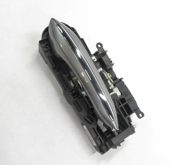 2011-2016 BMW 528i 535i 550i M5 (F10) LEFT REAR DOOR HANDLE w/ LIGHT (GRAY A52)