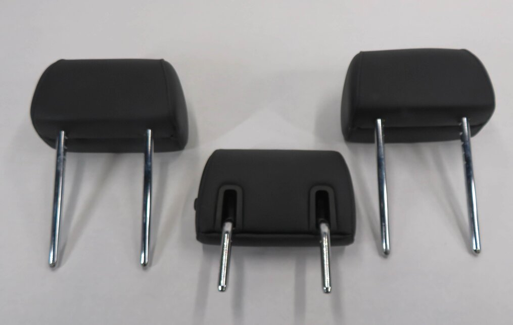 Thumbnail 6: 2012 BMW 528i (F10) REAR - LEFT / CENTER / RIGHT (BLACK LEATHER) HEADREST SET-3