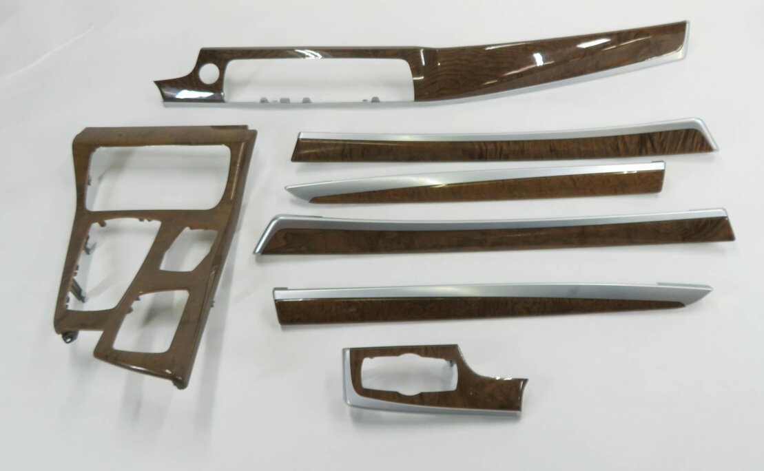 2013 BMW 535i (F10) DASH DOOR CONSOLE (ASH WOOD GRAIN) TRIM SET-7