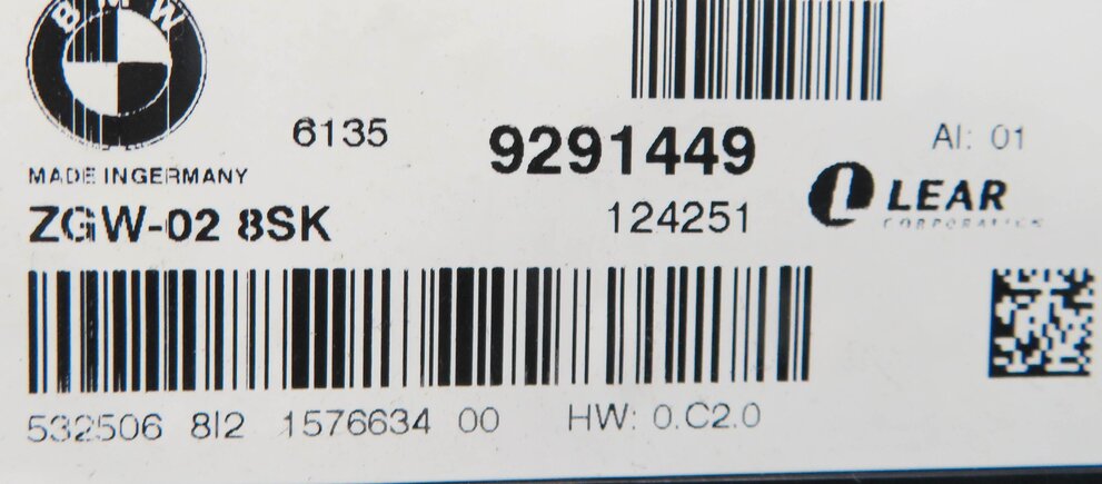 Thumbnail 6: 11-19 BMW 528i 535i 550i 640i 650i 740i 750i 760i M5 M6 - CENTRAL GATEWAY MODULE