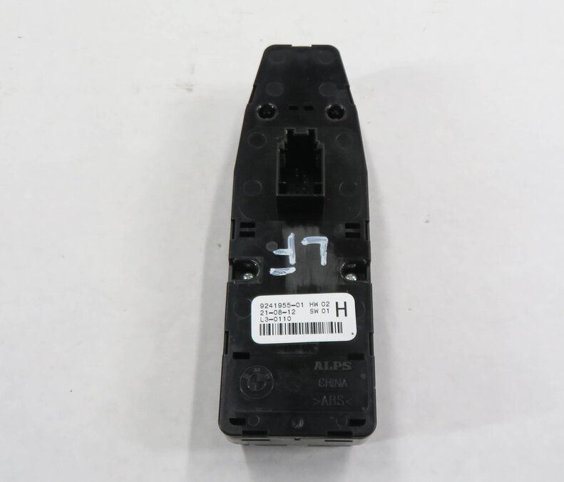 Thumbnail 5: 10-19 BMW 528i 535i 550i 650i M5 M6 X3 (F10 F12 F25) DRIVER P-FOLD WINDOW SWITCH