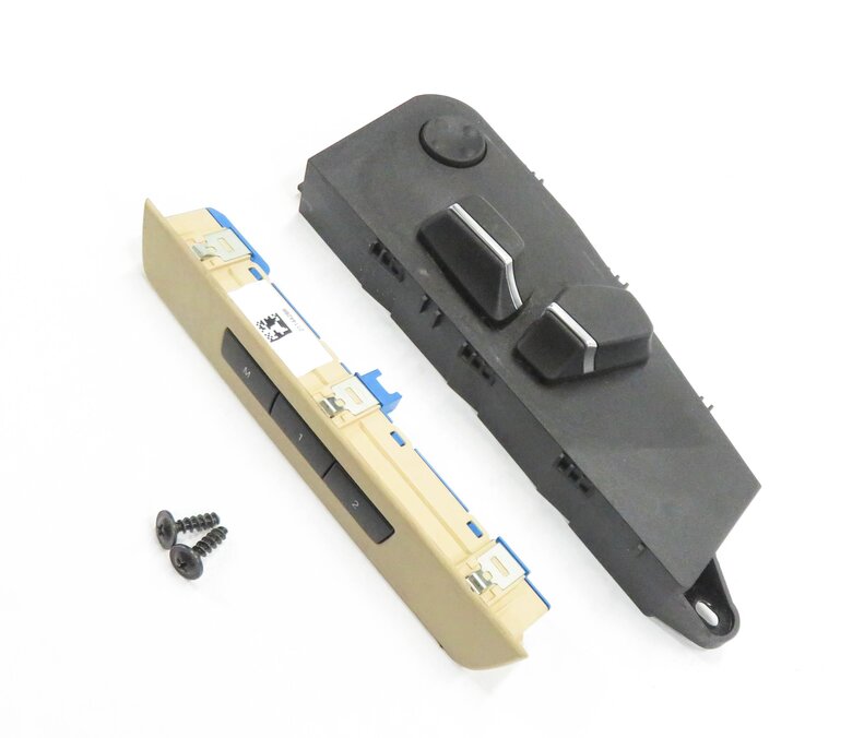 2013 BMW 535i (F10) LEFT DRIVER POWER SEAT ADJUSTMENT SWITCH (BEIGE MEMORY)