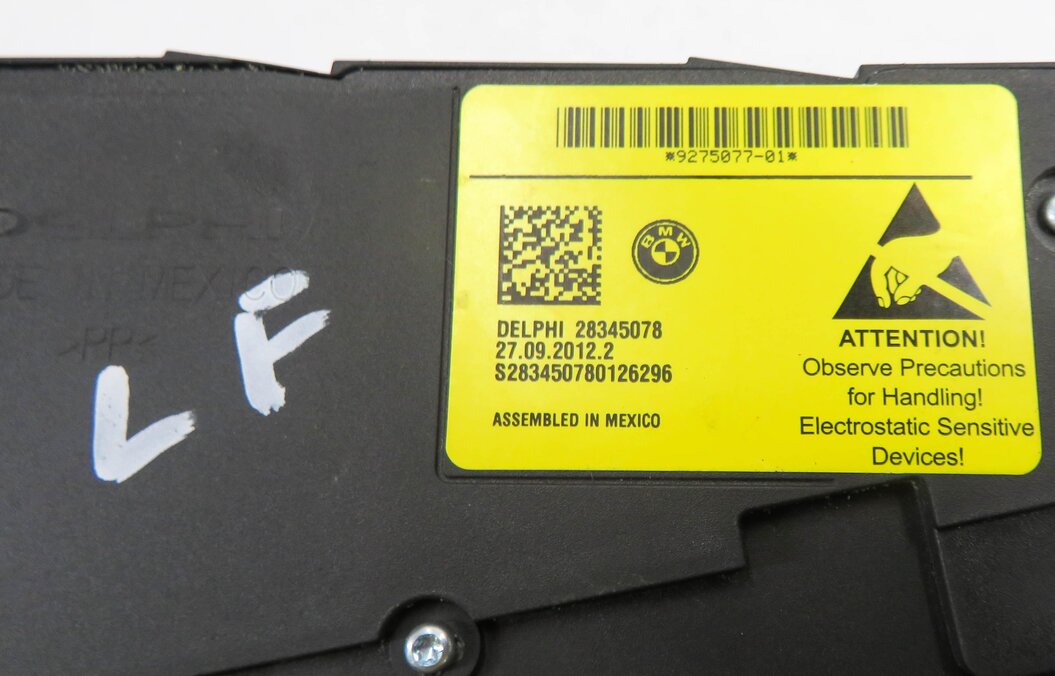 Thumbnail 7: 2013 BMW 535i (F10) LEFT DRIVER POWER SEAT ADJUSTMENT SWITCH (BEIGE MEMORY)