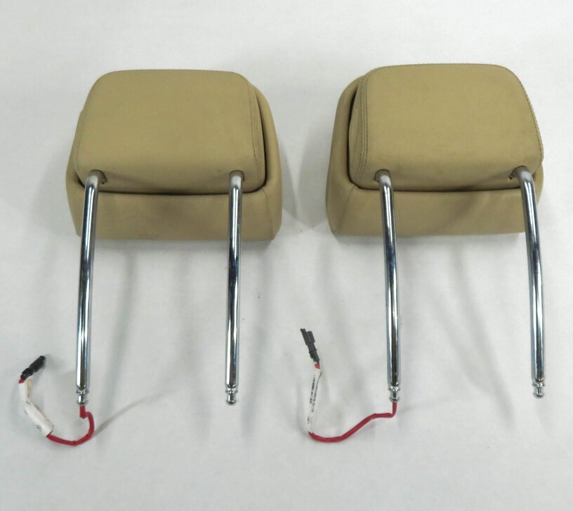 Thumbnail 5: 2013 BMW 535i (F10) FRONT LEFT & RIGHT (VENETO BEIGE LEATHER) HEADREST SET-2