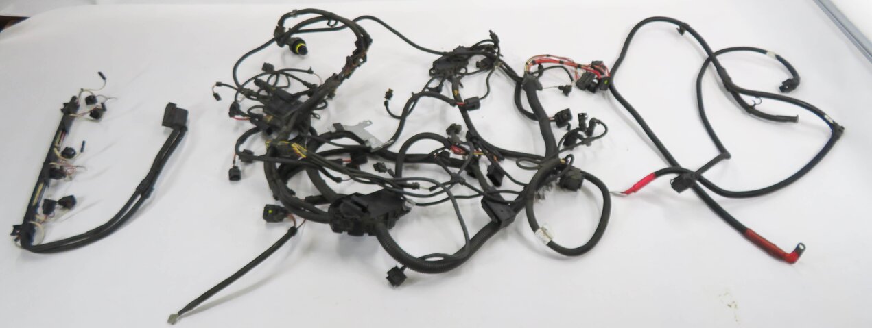 2013 BMW ACTIVE HYBRID 5 (F10) 3.0L N55 TURBO MOTOR ENGINE WIRE WIRING HARNESS