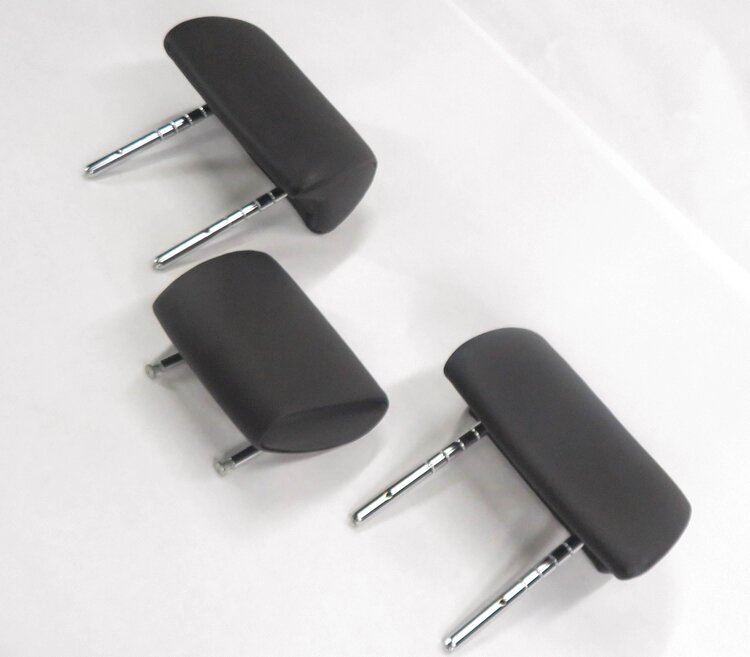2012 BMW 740i (F01) FRONT LEFT & RIGHT ACTIVE HEADREST SET-2 (BLACK LEATHER)