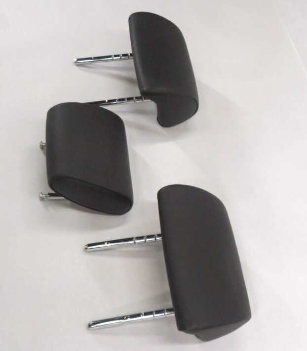 Thumbnail 3: 2012 BMW 740i (F01) FRONT LEFT & RIGHT ACTIVE HEADREST SET-2 (BLACK LEATHER)