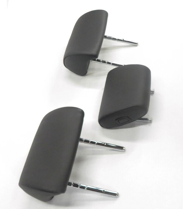 Thumbnail 4: 2012 BMW 740i (F01) FRONT LEFT & RIGHT ACTIVE HEADREST SET-2 (BLACK LEATHER)