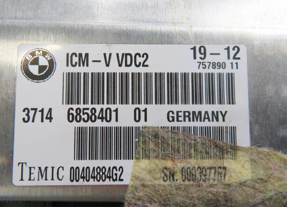 Thumbnail 6: 2010-2015 BMW 528i 535i 550i 740i 750i (F01 F10) VDC SUSPENSION CONTROL MODULE