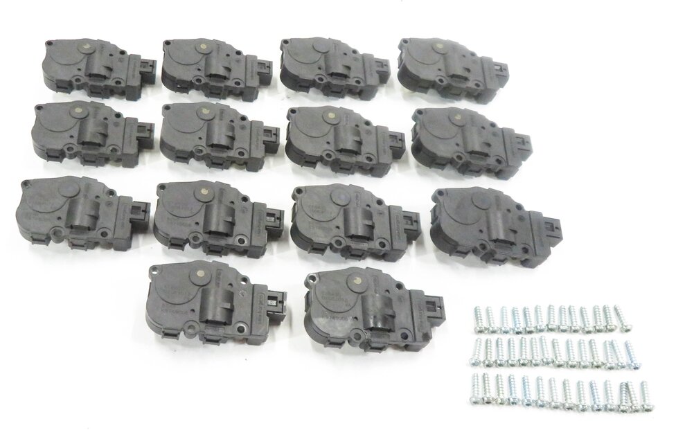 2012 BMW 740i (F01) HEATER A/C AIR BOX BLEND DOOR SERVO ACTUATOR MOTOR SET-14