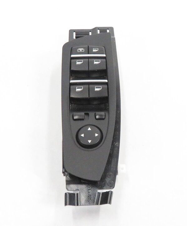 Thumbnail 4: 09-15 BMW 740i 750i 760i B7 (F01) DRIVER WINDOW SWITCH w/ SHADE & P-FOLD (BLACK)