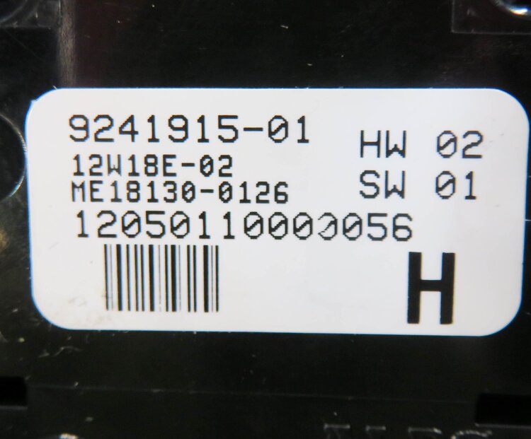 Thumbnail 6: 09-15 BMW 740i 750i 760i B7 (F01) DRIVER WINDOW SWITCH w/ SHADE & P-FOLD (BLACK)