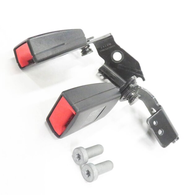 2011 MERCEDES E550 (C207) COUPE - REAR SEATBELT BUCKLE RECEIVER SET-2 (BLACK)