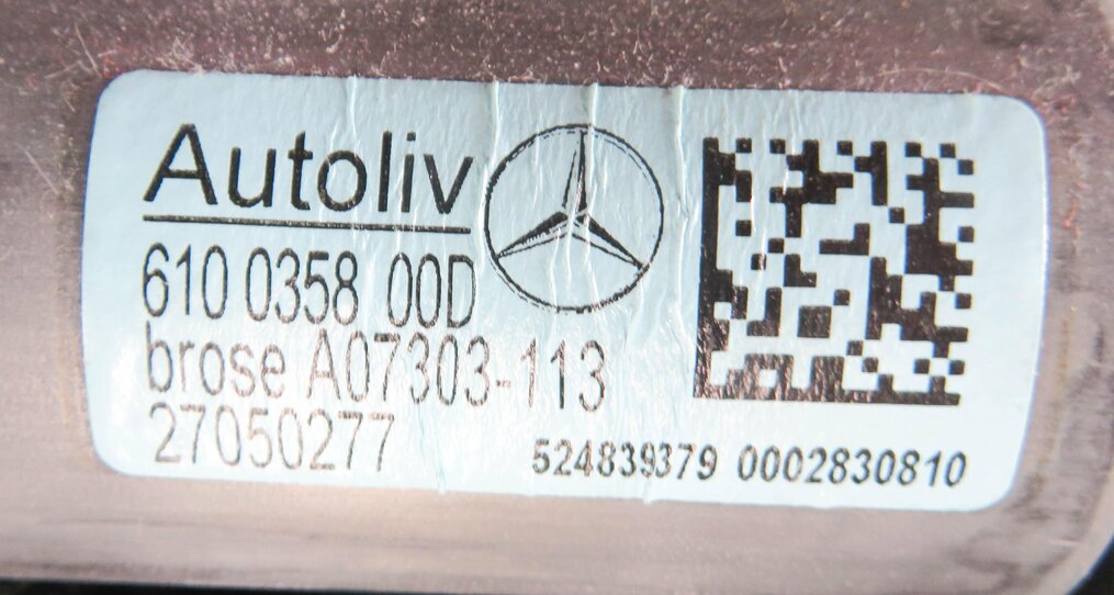 Thumbnail 6: 10-13 MERCEDES E350 E550 (A207 C207 W207) LEFT FRONT SEATBELT RETRACTOR (BLACK)