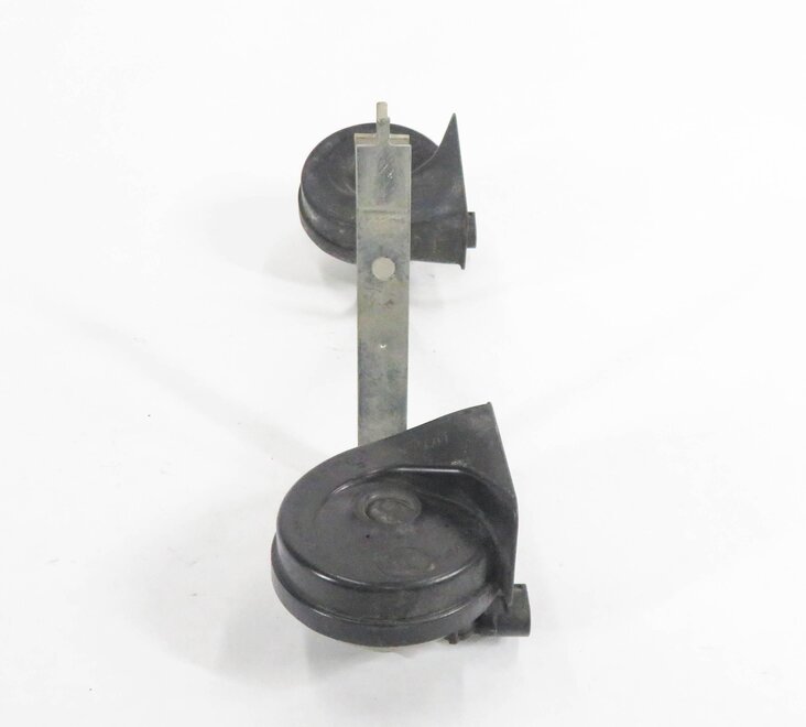 Thumbnail 3: 2007-2011 BMW X5 X6 (E70 E71) HIGH & LOW TONE NOTE EMERGENCY SAFETY HORN SET (2)
