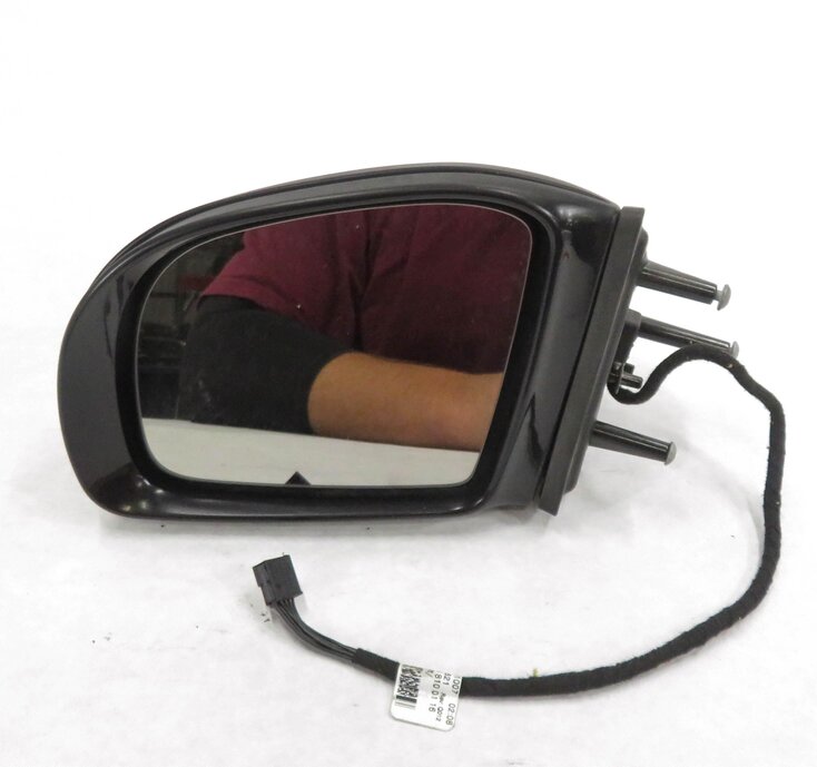 Thumbnail 3: 06-08 MERCEDES ML320 ML350 ML500 ML550 (W164) DRIVER HEATED DOOR MIRROR (BLACK)