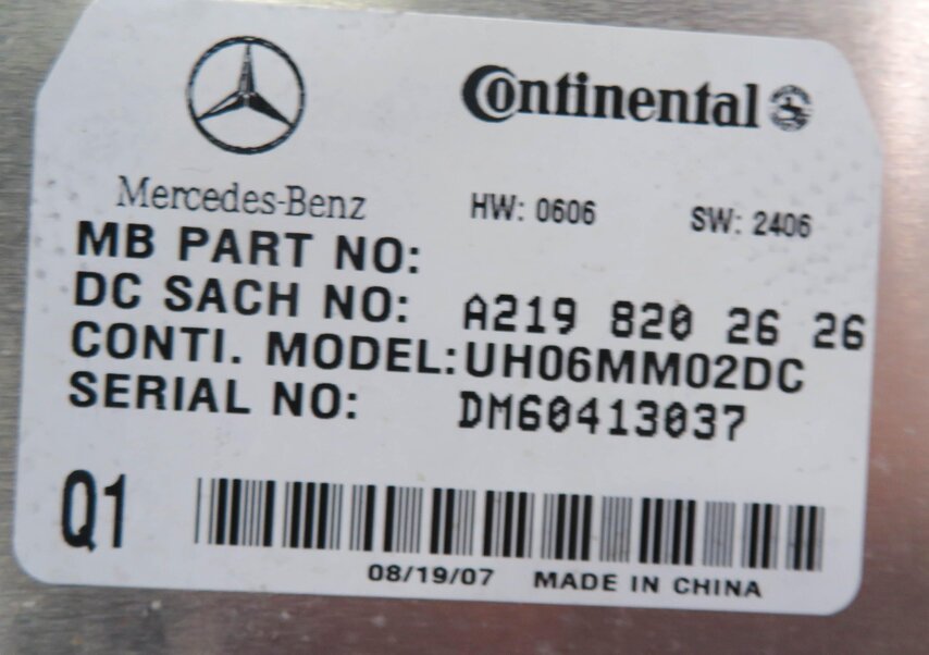 Thumbnail 6: 06-15 MB E G GL ML S R CLS CLASS (X164 W251) - PHONE VOICE COMMUNICATION MODULE