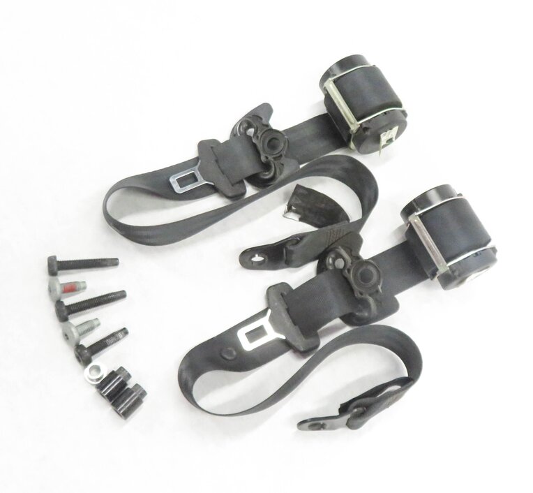 2011 LAND ROVER LR4 - LEFT & RIGHT REAR 2nd ROW SEATBELT RETRACTOR SET-2 (BLACK)