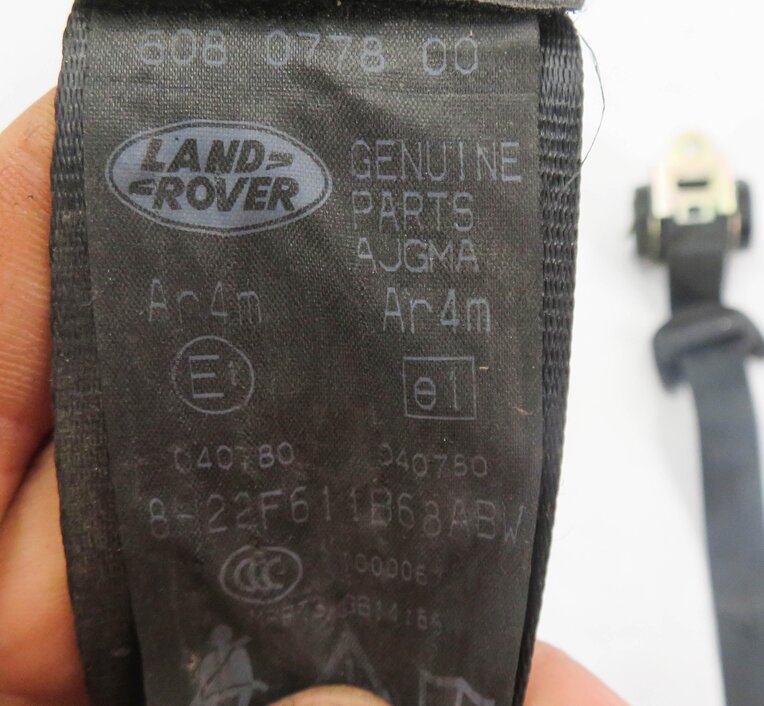 Thumbnail 7: 2011 LAND ROVER LR4 - LEFT & RIGHT REAR 2nd ROW SEATBELT RETRACTOR SET-2 (BLACK)