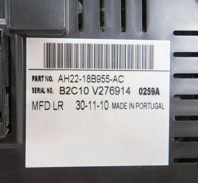 Thumbnail 8: 2010-2011 RANGE ROVER SPORT LR4 (L320) STEREO PHONE INFORMATION DISPLAY SCREEN