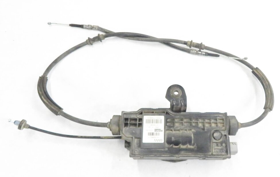 Thumbnail 4: 2010 BMW 750i (F01) EMERGENCY ELECTRONIC PARKING BRAKE ACTUATOR MOTOR w/ CABLES