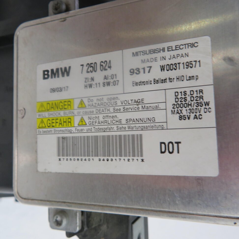 Thumbnail 16: 09-12 BMW 740i 750i 760i B7 (F01) RIGHT PASSENGER ADAPTIVE XENON HEADLIGHT LAMP