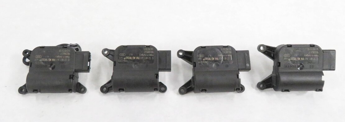 Thumbnail 4: 2013 AUDI A3 (8P) HVAC HEATER A/C AIR BOX BLEND DOOR SERVO ACTUATOR MOTOR SET-4