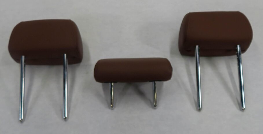 Thumbnail 5: 2011 BMW 535i (F10) REAR LEFT / CENTER / RIGHT - HEADREST SET-3 (CINNAMON BROWN)