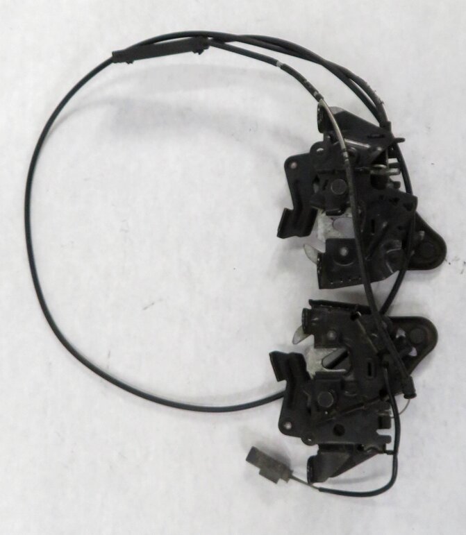 Thumbnail 5: 2011 BMW 535i (F10) FRONT LEFT & RIGHT LOWER HOOD LOCK LATCH SET-2 w/ CABLE