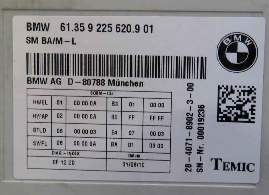 Thumbnail 6: 12-19 BMW 328i 335i 535i 550i 750i M5 M6 X3 X4 - LEFT FRONT DRIVER SEAT MODULE