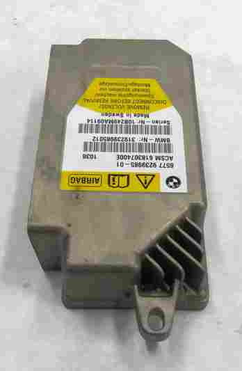 Thumbnail 4: 2011 BMW 528i 535i 550i (F10) MAIN PRIMARY SRS SAFETY RESTRAINT CONTROL MODULE