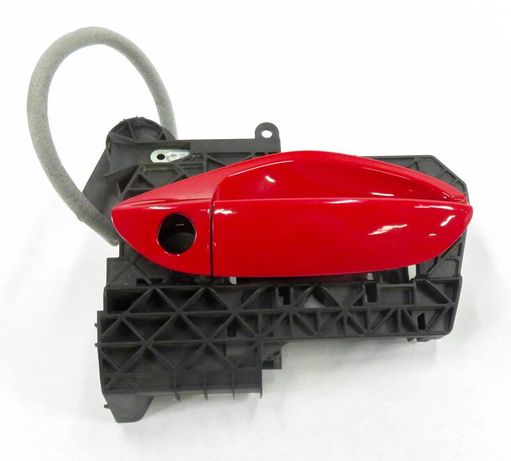 Thumbnail 2: 2009-2016 BMW Z4 (E89) LEFT FRONT DRIVER DOOR HANDLE (CRIMSON RED A61)
