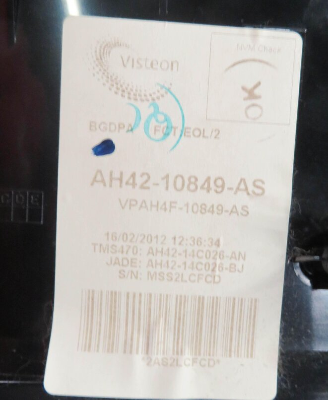 Thumbnail 15: 10-12 RANGE ROVER (L322) 5.0L SUPERCHARGED ENGINE IMMOBILIZER MODULE KEY SET