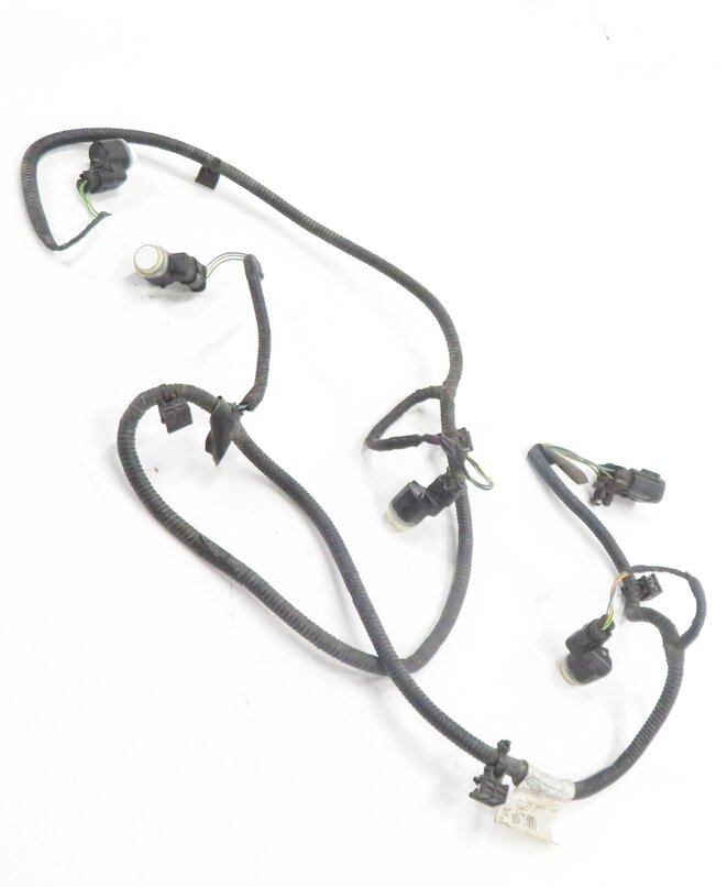 2012 RANGE ROVER (L322) REAR PDC PARK DISTANCE SENSOR SET-4 w/ HARNESS (WHITE)