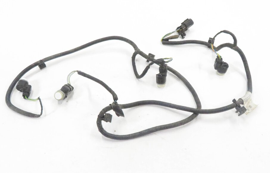Thumbnail 2: 2012 RANGE ROVER (L322) REAR PDC PARK DISTANCE SENSOR SET-4 w/ HARNESS (WHITE)