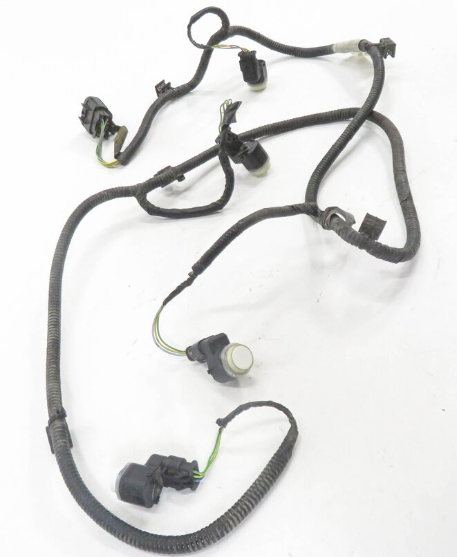 Thumbnail 4: 2012 RANGE ROVER (L322) REAR PDC PARK DISTANCE SENSOR SET-4 w/ HARNESS (WHITE)