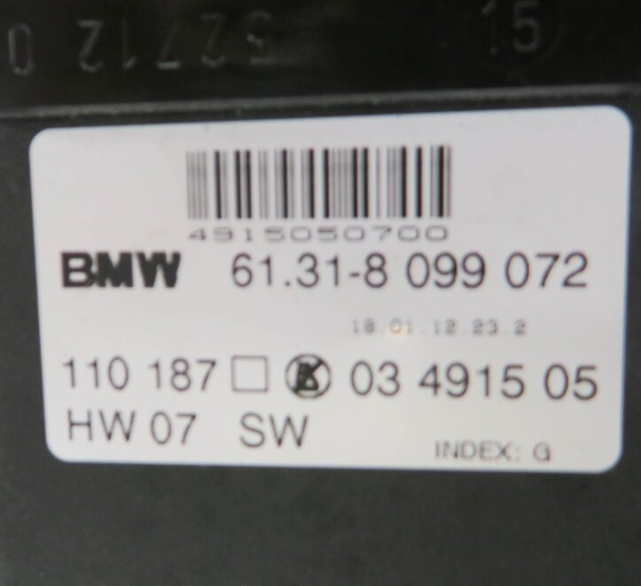 Thumbnail 7: 2012 RANGE ROVER (L322) RIGHT FRONT PASSENGER POWER SEAT ADJUSTMENT SWITCH