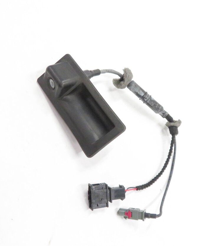 2009 AUDI A4 (B8 8K) REAR TRUNK RELEASE HANDLE w/ BACKUP REVERSE CAMERA