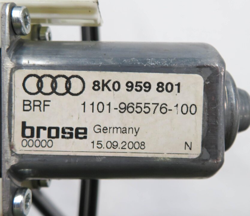Thumbnail 6: 2009-2011 AUDI A4 (B8 8K) LEFT FRONT DRIVER DOOR POWER WINDOW REGULATOR w/ MOTOR