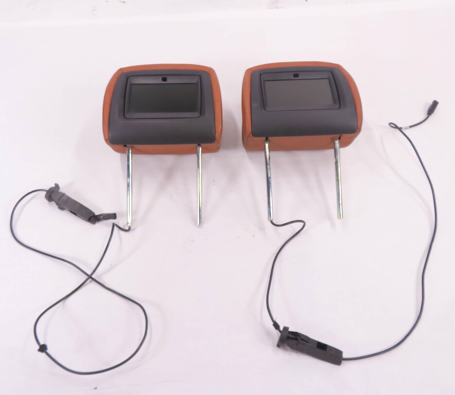 Thumbnail 5: 2006-2012 RANGE ROVER SPORT (L320 L322) FRONT HEADREST SET-2 TV SCREEN (TAN)