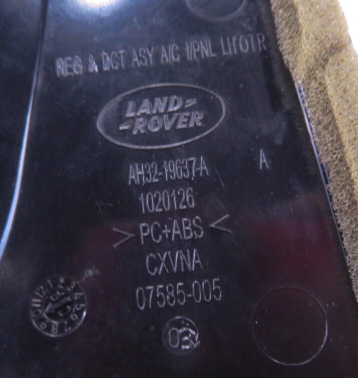 Thumbnail 5: 2010 RANGE ROVER SPORT (L320) LEFT FRONT DRIVER DASH HEATER A/C AIR VENT
