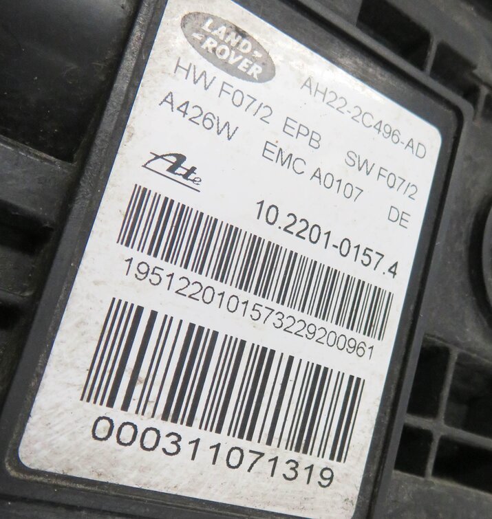 Thumbnail 6: 2010 RANGE ROVER SPORT (L320) EMERGENCY PARKING BRAKE ACTUATOR w/ CABLES