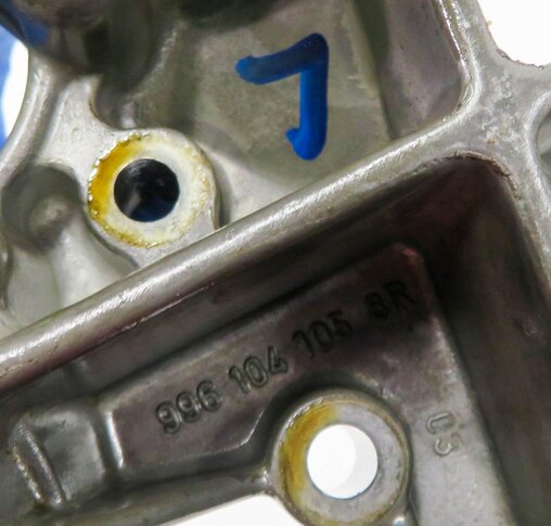 Thumbnail 6: 2000 PORSCHE BOXSTER (986) 2.7L M96 ENGINE - CAMSHAFT FOLLOWER HOUSING