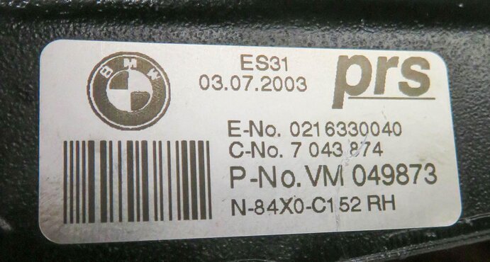 Thumbnail 10: 2003 BMW Z4 (E85) LEFT & RIGHT CONVERTIBLE TOP LATCH SET-2